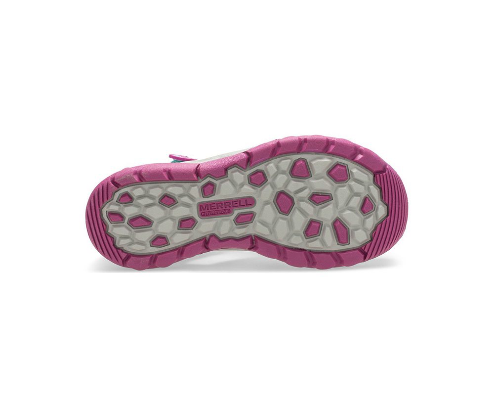 Merrell Sandaler Børn - Hydro Moc - Turkis/Lilla - PBH453786